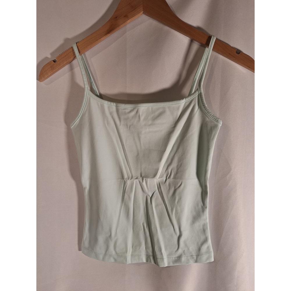 Garage Womens Mint Green Square Neck Cami Top Spaghetti Strap Size S NWT